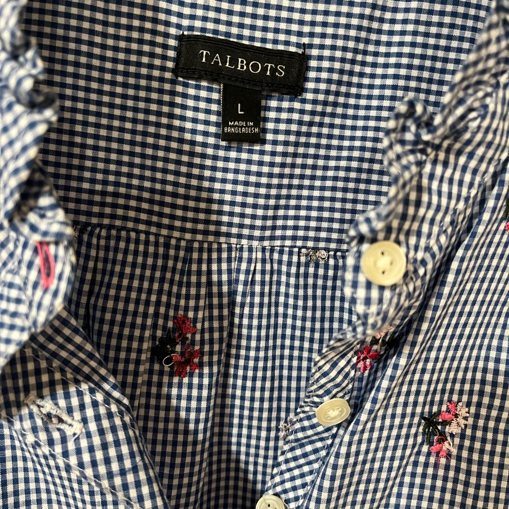 Talbots Pop-Over Shirt - Picture 8 of 10